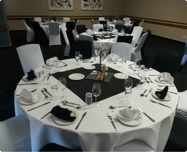 Apollo Hotel Conference Table Set Up